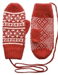 Red Colored Hand Mittens