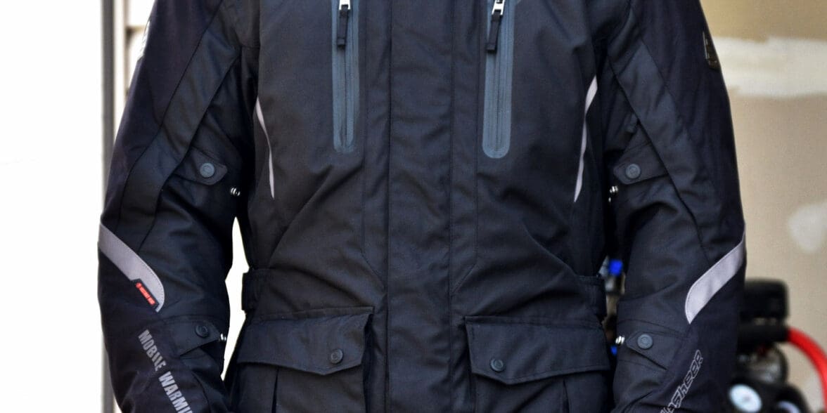 Fieldsheer Hydro Heat Textile Jacket Full Frontal View On Model
