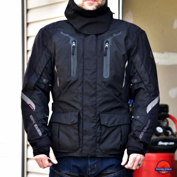 Fieldsheer Hydro Heat Textile Jacket Full Frontal View On Model