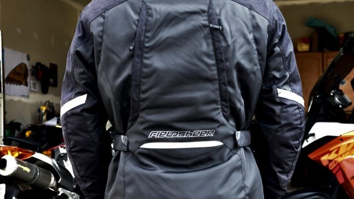 Fieldsheer Hydro Heat Textile Jacket Back View On Model
