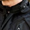 Fieldsheer Hydro Heat Textile Jacket Closeup of Neck Clasp - Velcro/Zippers