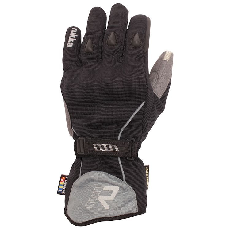 Rukka Virium Gore-Tex X-Trafit Gloves Full Top View Left Glove