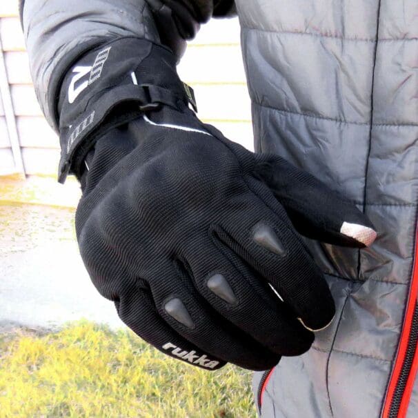 Rukka Virium Gore-Tex X-Trafit Gloves As Shown On Model