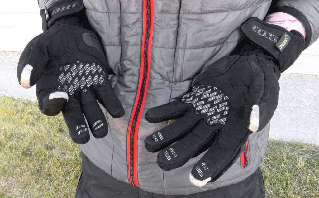 Rukka Virium Gore-Tex X-Trafit Gloves White Fingertip Grips and Palms