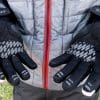 Rukka Virium Gore-Tex X-Trafit Gloves Fingertips and Palm Material Closeup