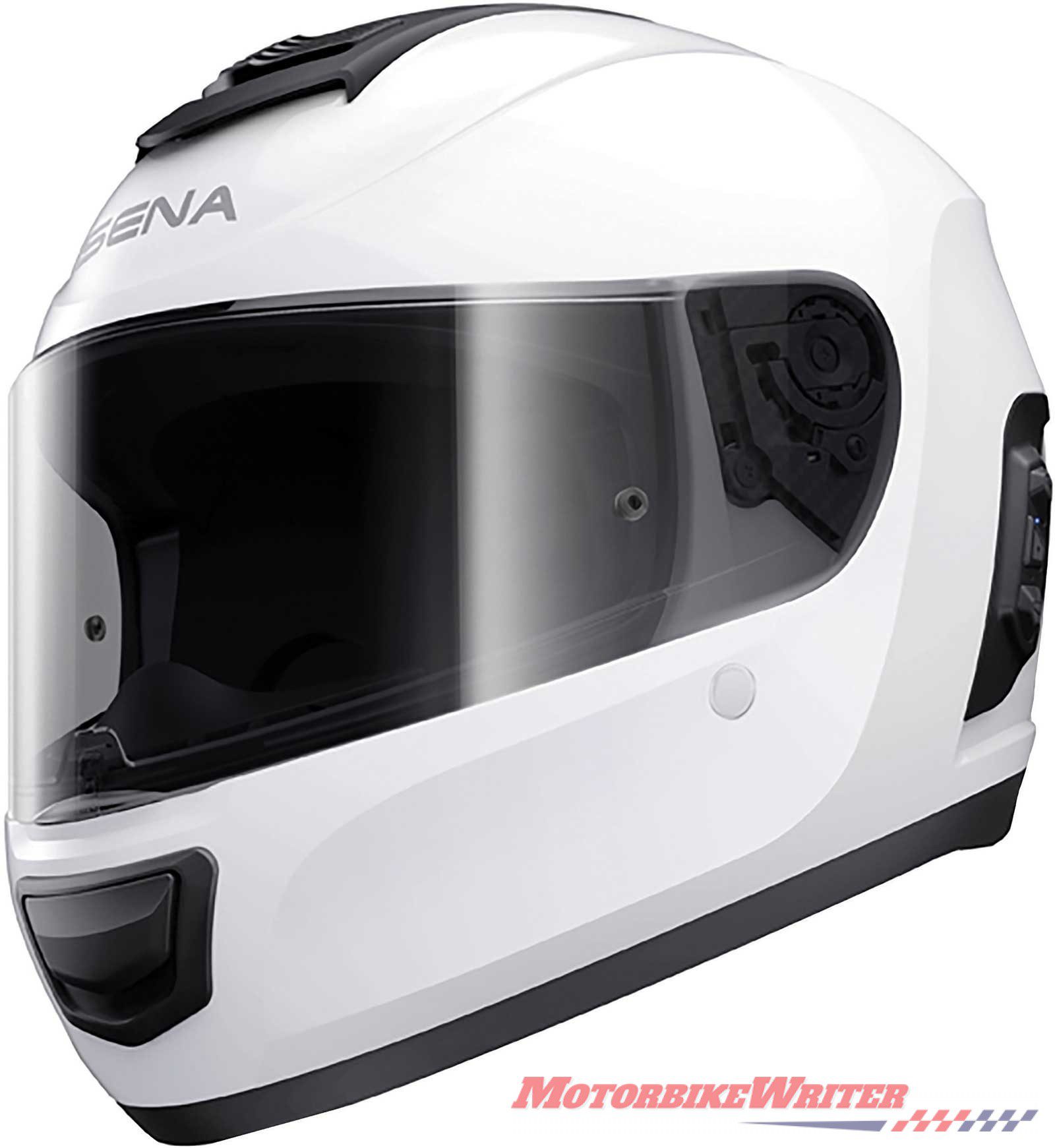 Sena Momentum Lite Bluetooth helmet Sena +Mesh links unlimited Sena intercoms