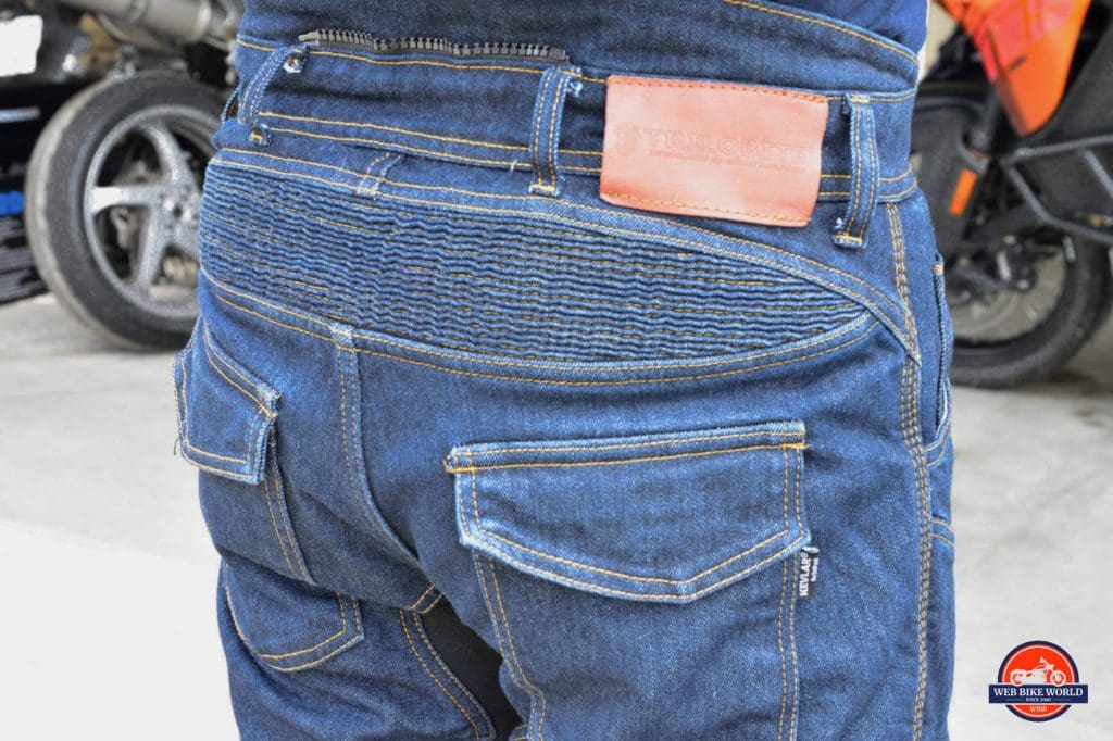 Trilobyte Probut X-Factor Cordura Denim Jeans Closeup Backside