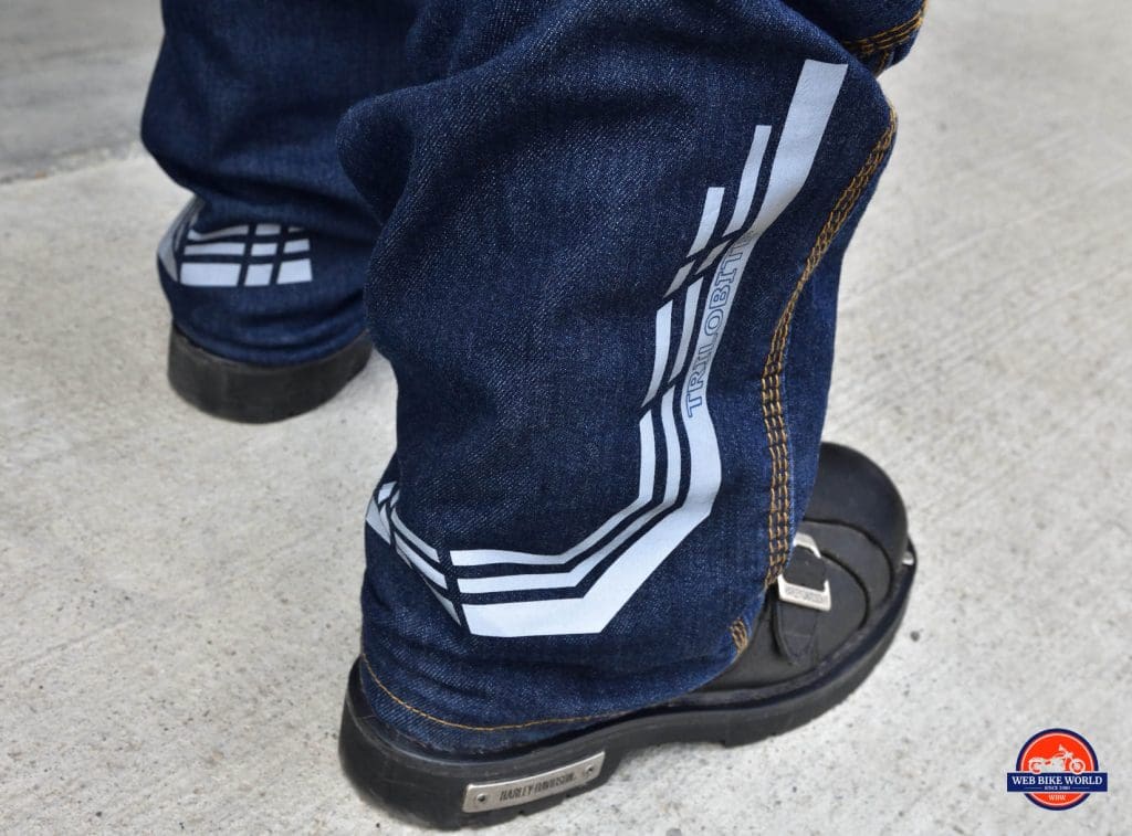 Trilobyte Probut X-Factor Cordura Denim Jeans Closeup of Ankle Cuffs