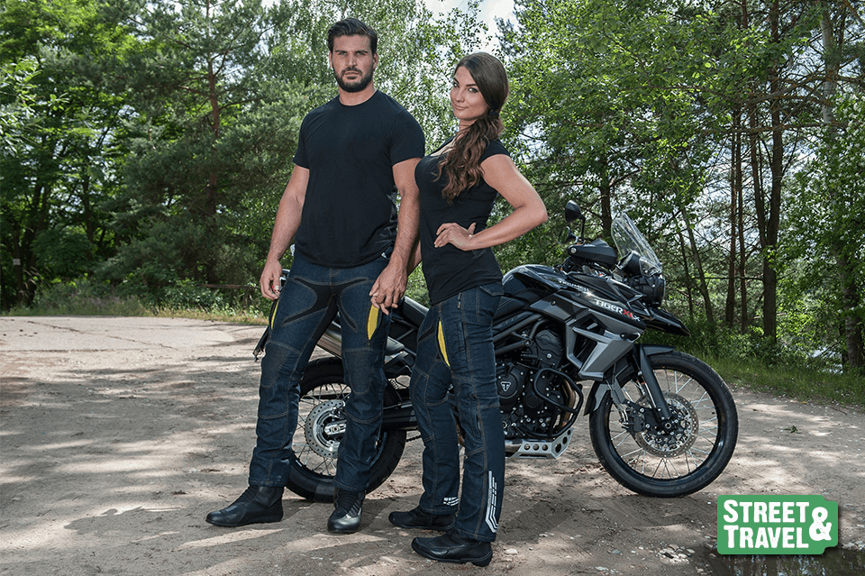 Trilobyte Probut X-Factor Cordura Denim Jeans As Shown on Male & Female Model