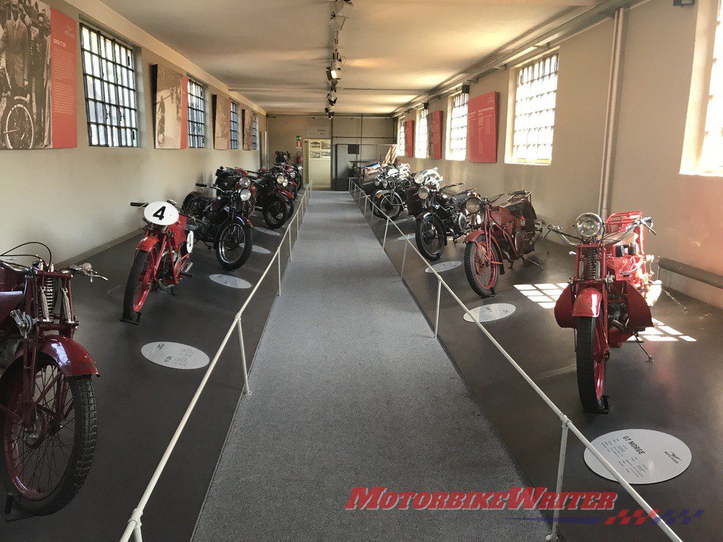moto guzzi factory museum V85