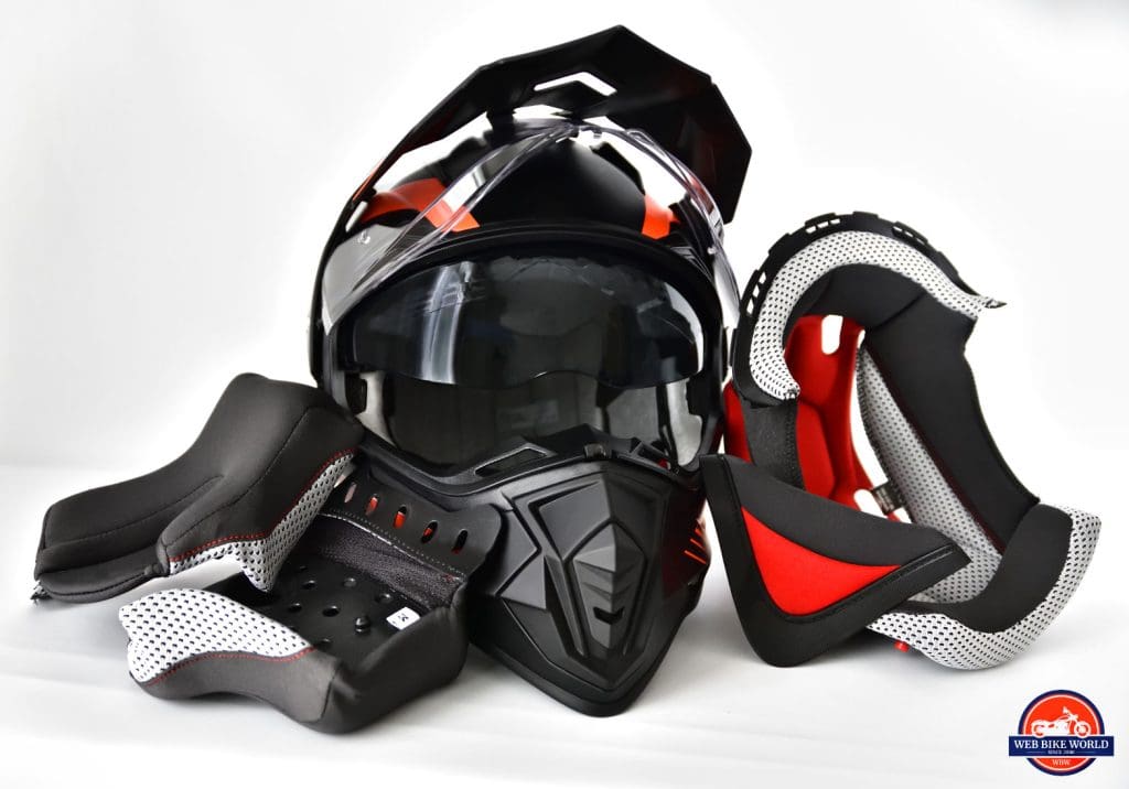 Vemar Kona Graphic Helmet Full Gear Set