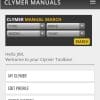 Clymer Online Manual on Mobile