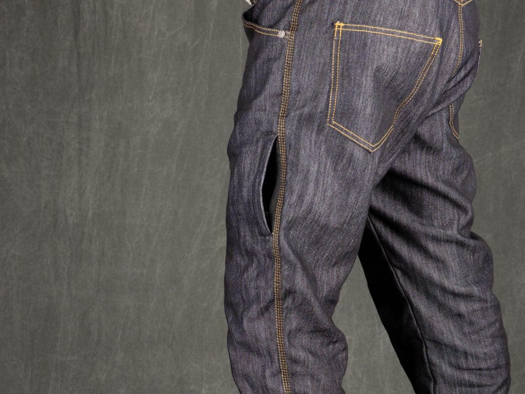 Trilobite Elipso Forcefield Moto Jeans Impression Cuir 