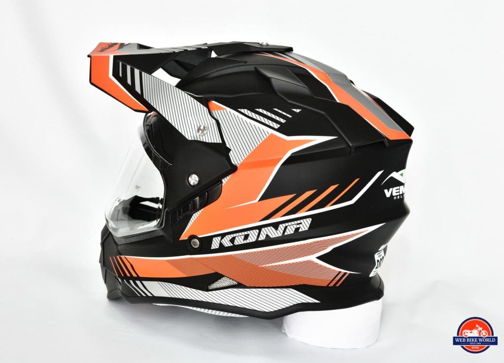 Vemar Kona Graphic Helmet Backside View