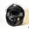 AGV Sportmodular Carbon Gloss helmet front view.