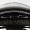 AGV Sportmodular Carbon Gloss helmet rear spoiler/vent open fully.