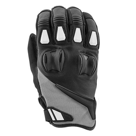 Joe Rocket Canada Atomic Textile Gloves in White