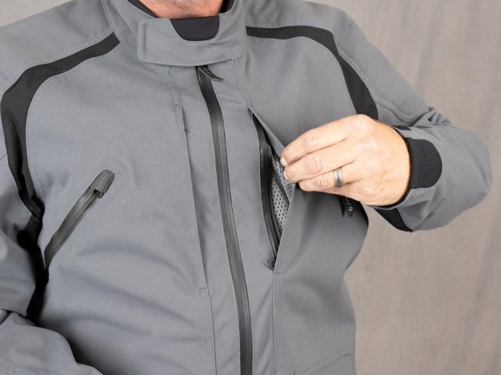 REAX Ridge Textile Jacket Front Chest Zipper Vents