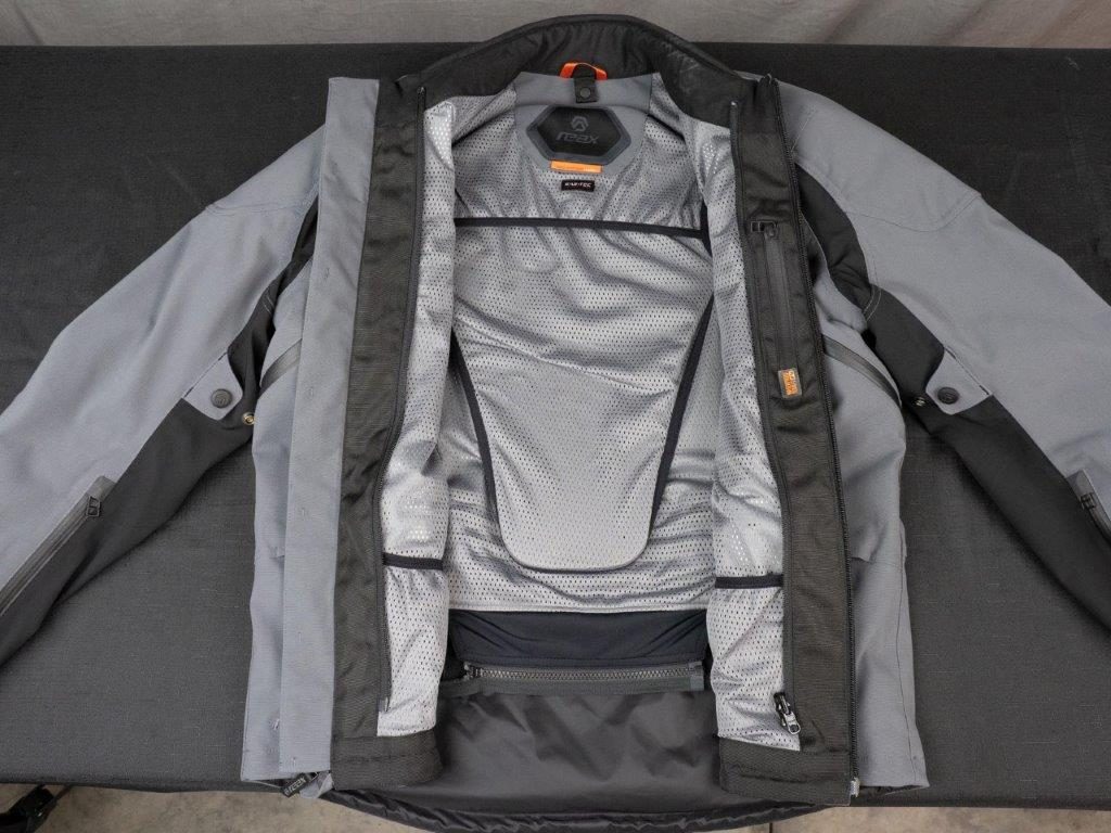 REAX Ridge Textile Jacket Full Unzipped View