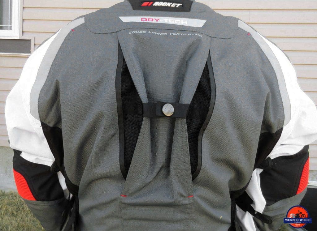 Joe Rocket Canada Ballistic 14 Jacket Back Ventilation Features