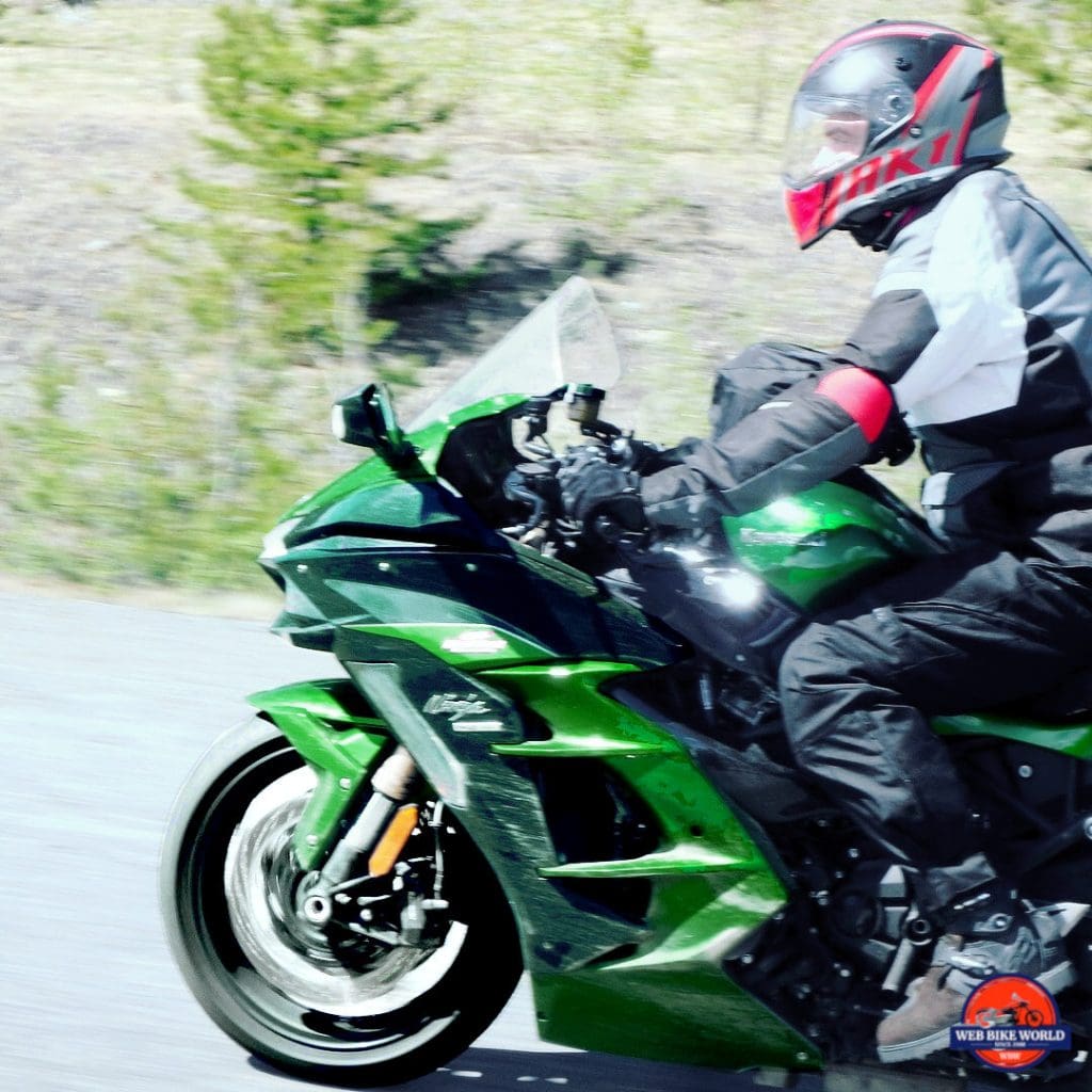 Joe Rocket Canada RKT-25 TransCanada Helmet In Action on the Road