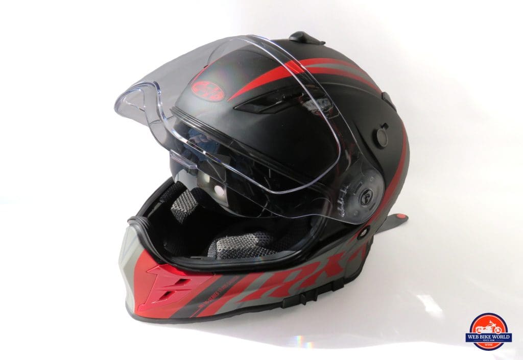 Joe Rocket Canada RKT-25 TransCanada Helmet Off-side View with Visor Up