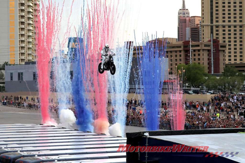 Travis Pastrana recreates 3 Evel Knievel jumps