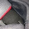 foam pad reinserted next to the speaker