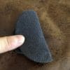 foam pad can be folded and reinserted into the helmet to fill the void space next to the new speaker.