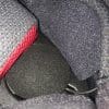 foam removed to insert the speaker