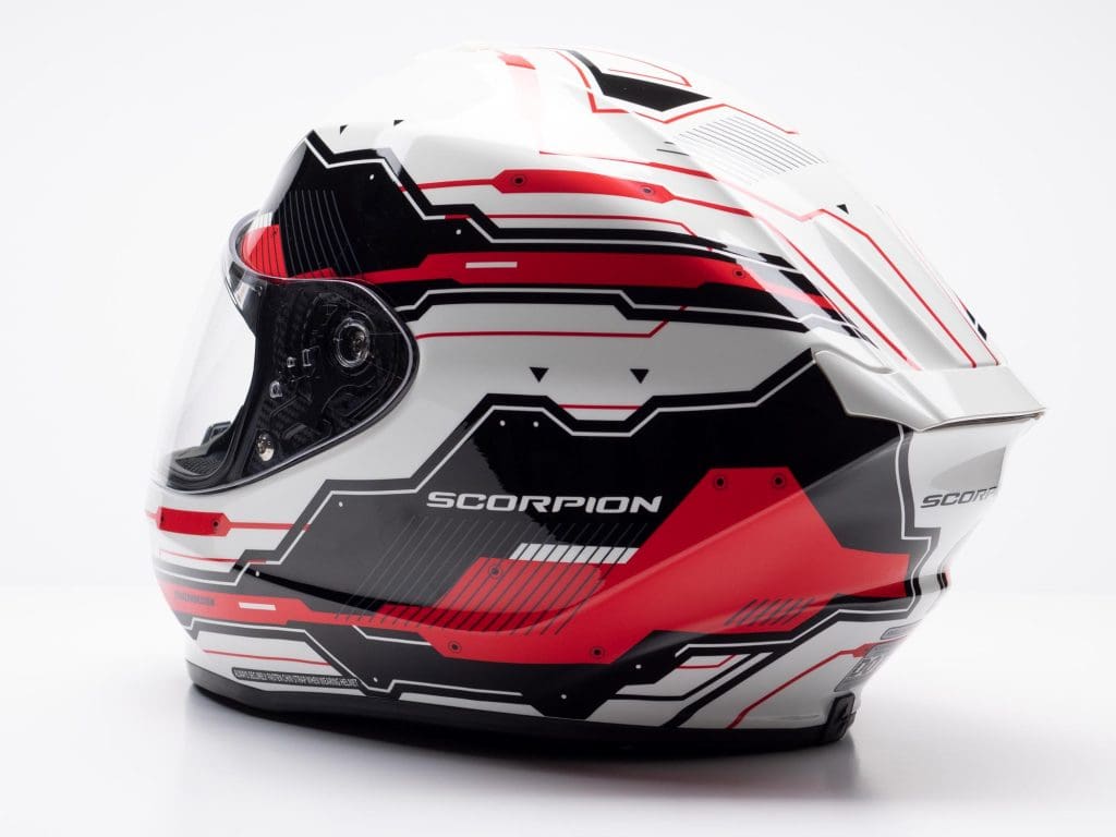 Scorpion EXO R420 Helmet Backside View