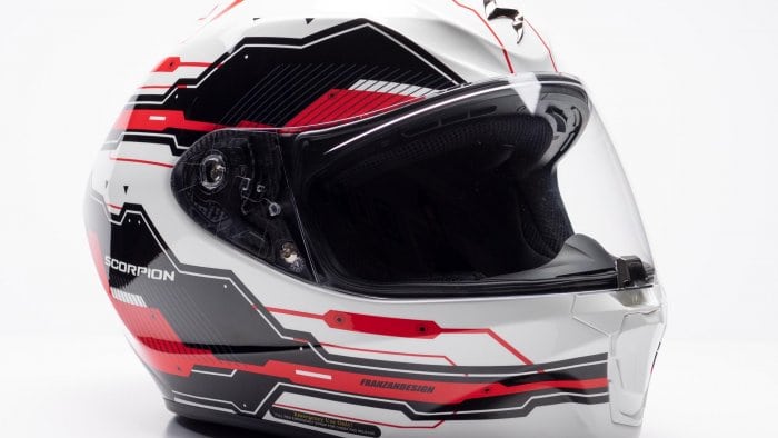 Scorpion EXO R420 Helmet Off-side View