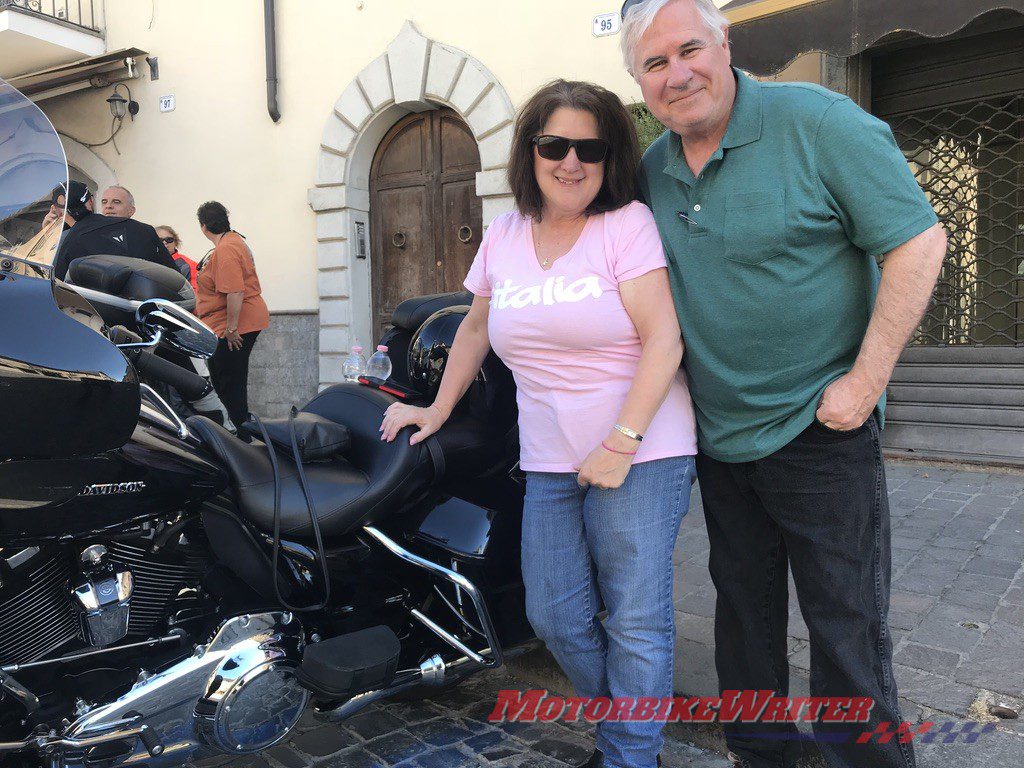 Rich and Rosanne Gressett short pillion hack