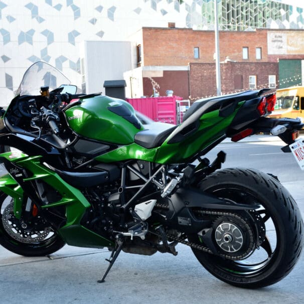 2018 Kawasaki Ninja H2SX SE in downtown Calgary.