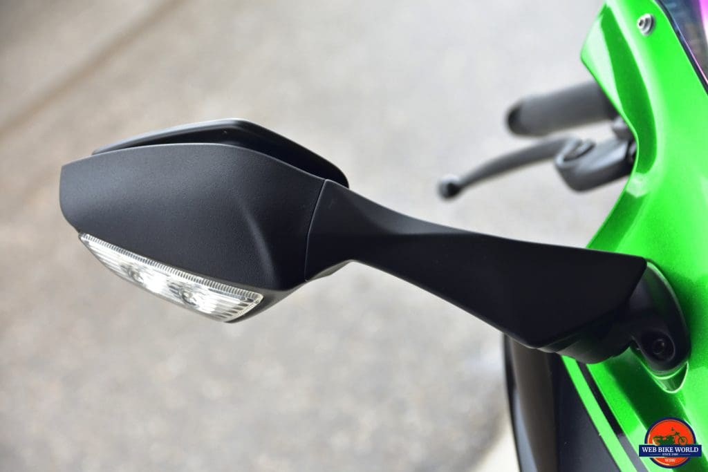 2018 Kawasaki Ninja H2SXSE mirror.