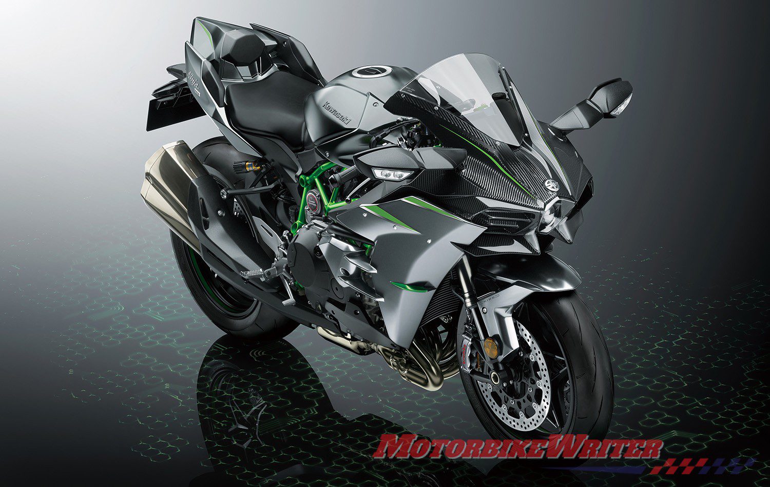 2019 KAwasaki Ninja H2 Carbon paint top gun