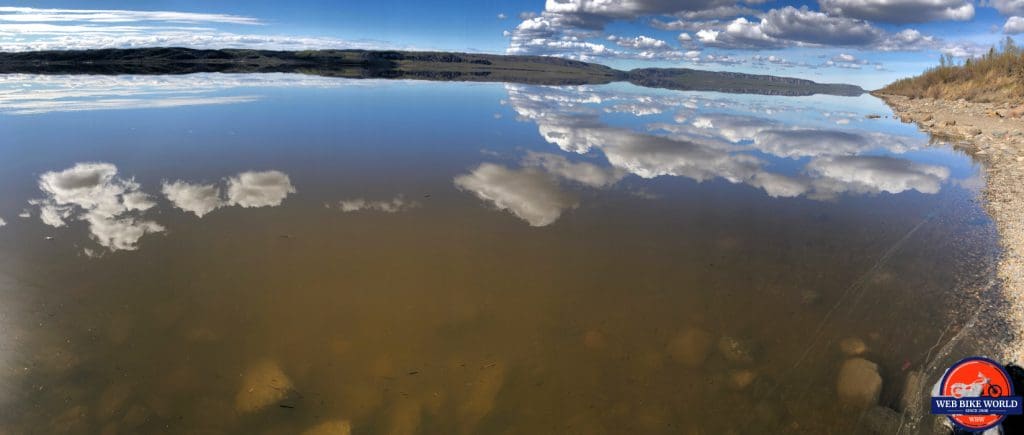 Gwich'in Territorial Park campground on the Dempster Highway.