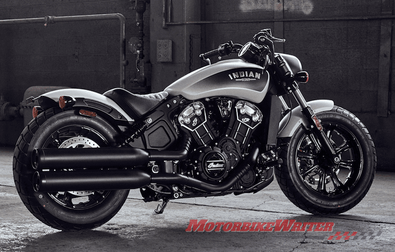 Indian Scout Bobber 2019 Indian Scout has new paint and USB