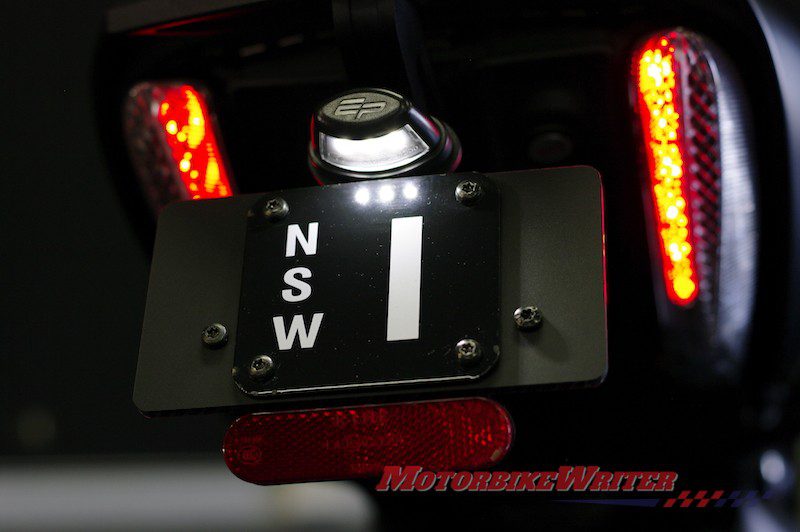 If you’ve got a lazy $1m to send on unnecessary bling for your motorcycle, then you might consider buying the NSW  “1” plate.