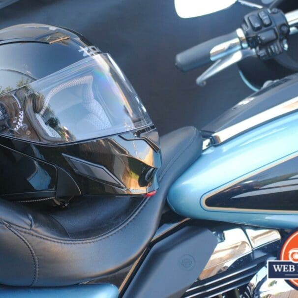 ZOX Brigade SVS Solid Helmet featured on Bike