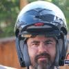 ZOX Brigade SVS Solid Helmet Visor up as shown while worn
