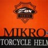 Mikro Motorcycle Helmet Logo