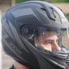 ZOX Primo C Track Helmet Fitted View from Side on Model