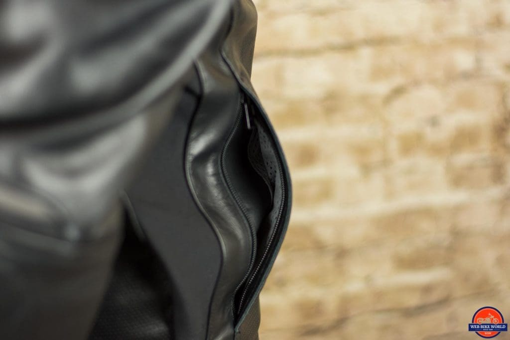 REAX Jackson Riding Jacket Closeup of Frontal Pocket