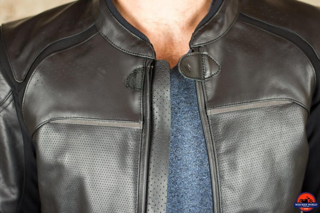 REAX Jackson Riding Jacket Collar Closeup