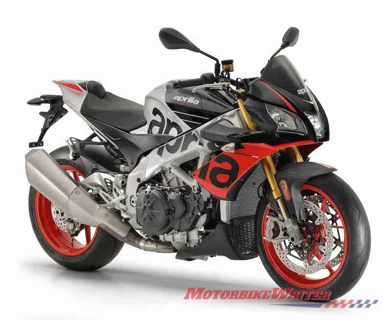 2019 Aprilia Tuono V4 1100 Factory updates