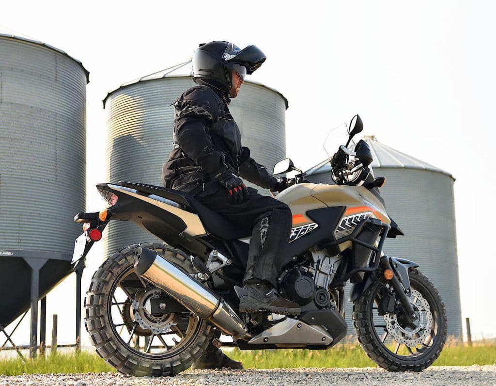 Me on my 2016 Honda CB500X.