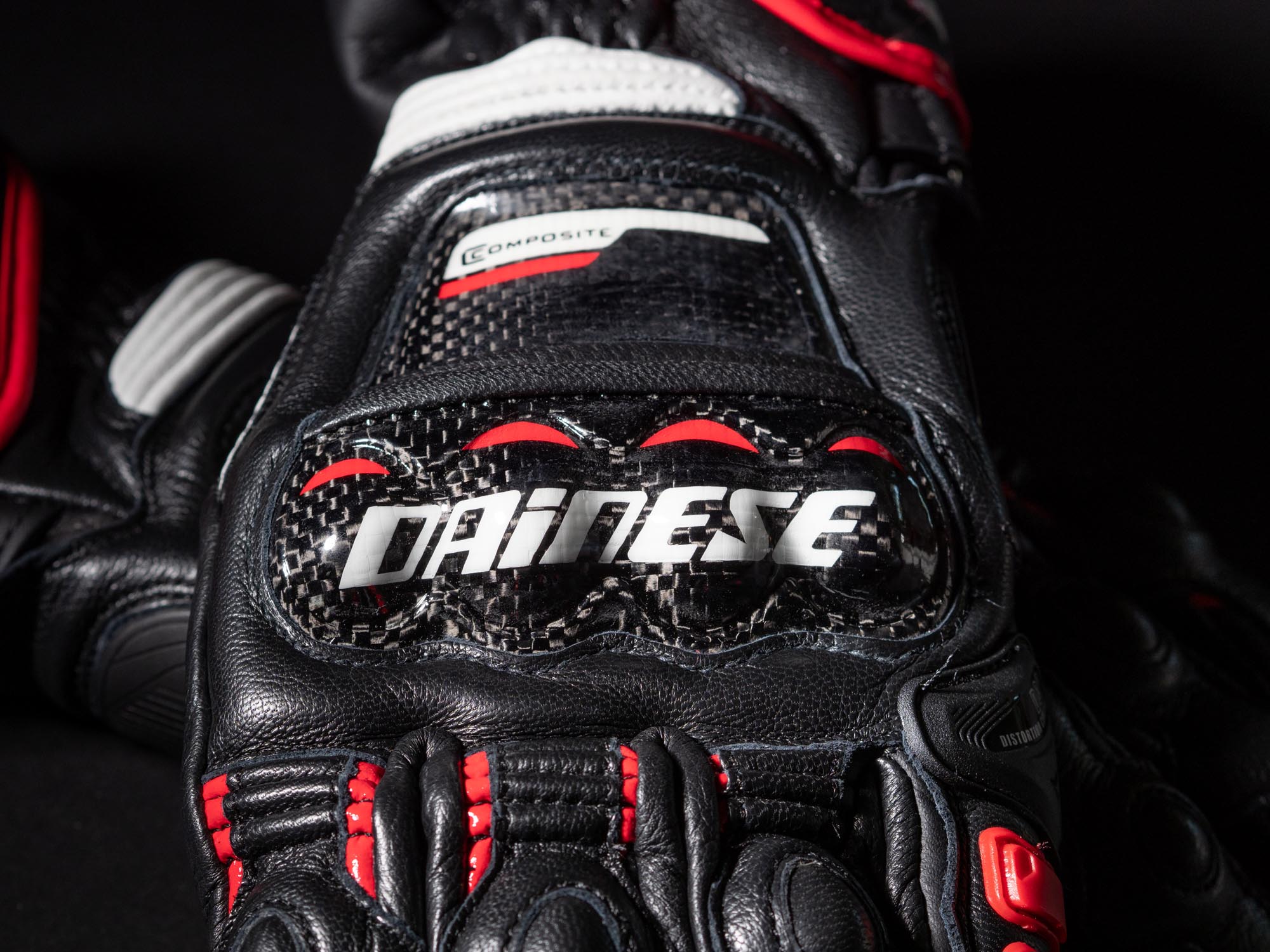 Dainese D1 Druid Long Gloves closeup