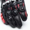 Dainese D1 Druid Long Gloves closeup of finger knuckle material