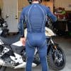 Rear view of me wearing the Forcefield Armour Tech 2 Base Layer top and bottom and sport tubes.